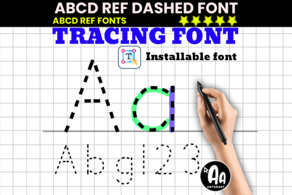 Abcd Ref Dashed Dotted Tracing: A Designer's Guide to a Classroom Classic