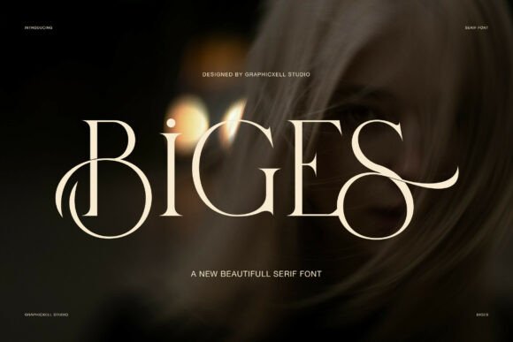 Biges: Crafting Polished Visuals with Elegant Serif Details