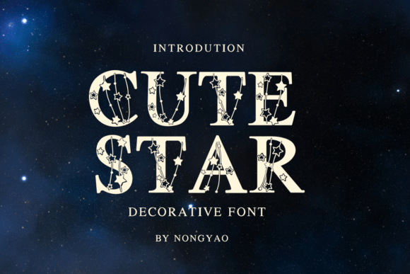 Cute Star: A Playful Font for Creative Projects