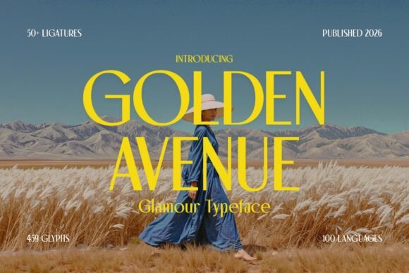Golden Avenue: A Typeface for Timeless Luxury