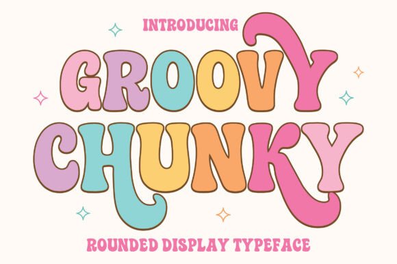Groovy Chunky: Bold, Playful Display Font for Creative Projects