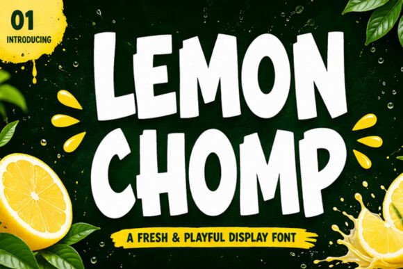 Lemon Chomp: A Zesty Font for Bold Branding