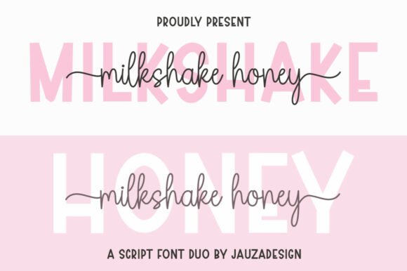 Milkshakehoney: A Font Duo for Modern Branding