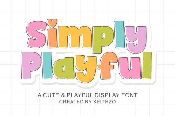 Simply Playful: A Bold Retro Font for Modern Creatives