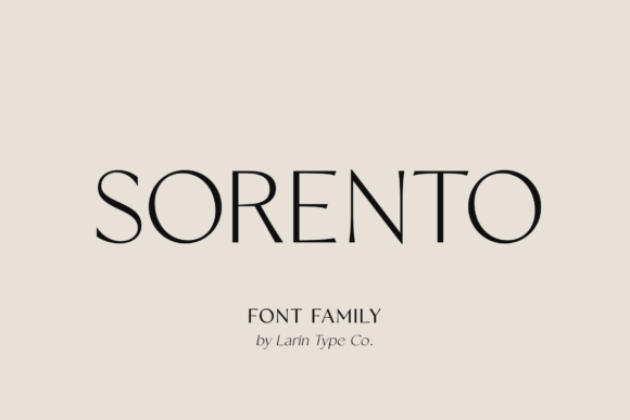 Sorento Regular: Where Classic Style Meets Modern Design
