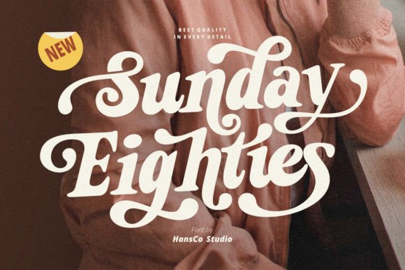 Sunday Eighties: A Bold Retro Vintage Serif for Modern Design